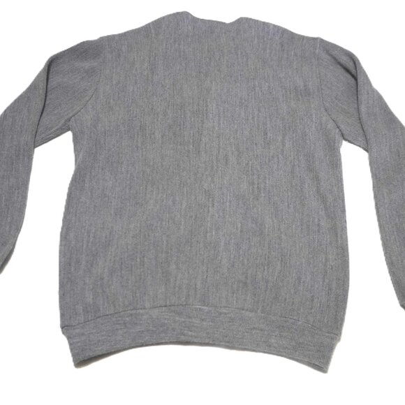 Menswear Vintage Gray Izod Lacoste Button Down Cardigan Sweater Sz L - Picture 3 of 5